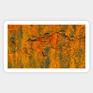 Natures RUST ART Patterns number TWO Sticker